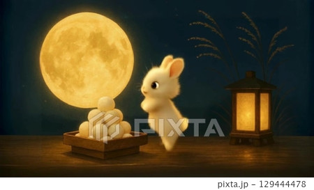 凡庸うさぎ お月見 0813160619_66bb05eb651d4.jpg